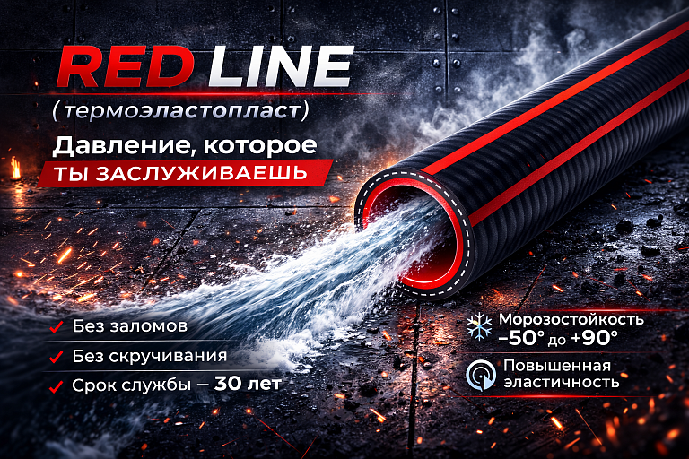 НОВИНКА! Шланг RED LINE  